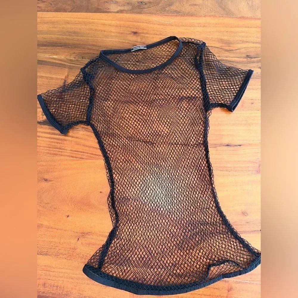 🔥 Victoria’s Secret Fishnet Swimsuit Cover-Up 🔥🌴 sz Small